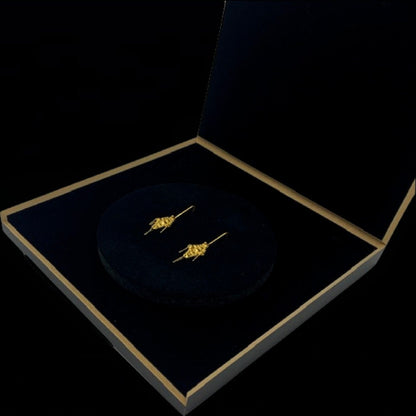 Earrings Pure 24ct Gold - 'All that Is' Collection